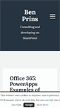 Mobile Screenshot of benprins.net
